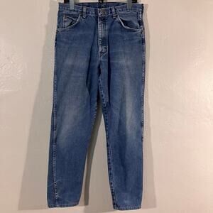 Wrangler Vintage 80s‎ Blue Faded Made in USA Denim Workwear Jeans